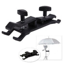 Photographic Camera Umbrella Clamp Light Stand Tripod Holder Clip Bracket