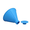 Cone Shaped Scrape Windshield Ice Scraper Funnel Remover (Blue 14.5cm)