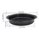 2PCS Bake Kit 8 Inch Double Handle Pizza Tray Non Stick Deep Pizza Baking P