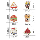 6PCS/Set Mini Enamel Brooch Pins Cartoon Collar Pins Badge Women Jewelry  Kw