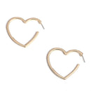 Fashion Crystal Rhinestone Heart Earrings Drop Dangle Earrings Women Jewel&+