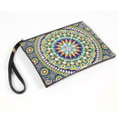 DIY Mandala Special Shaped Diamond Painting Wristlet Bags Women Wallet