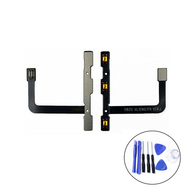 Replacement Power On/Off Volume Button Flex Cable Repair For Huawei P20 + tools
