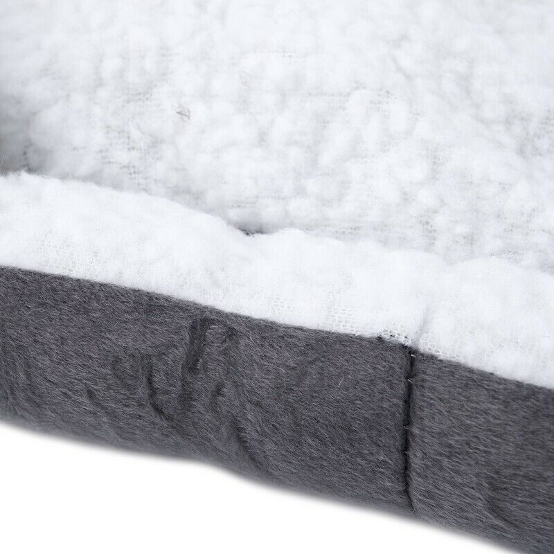 50 x 40cm Lambskin Dog Paw pattern Pet's Nest Warm Washable Bed Sleeping Fl A9R6
