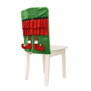 Christmas Fairy Legs Chair Covers Stool Cover Festival New Year Decor (B)