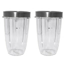 24 Ounce Tall Cup with Lip Rings Compatible for Nutribullet 600W 900W Blend