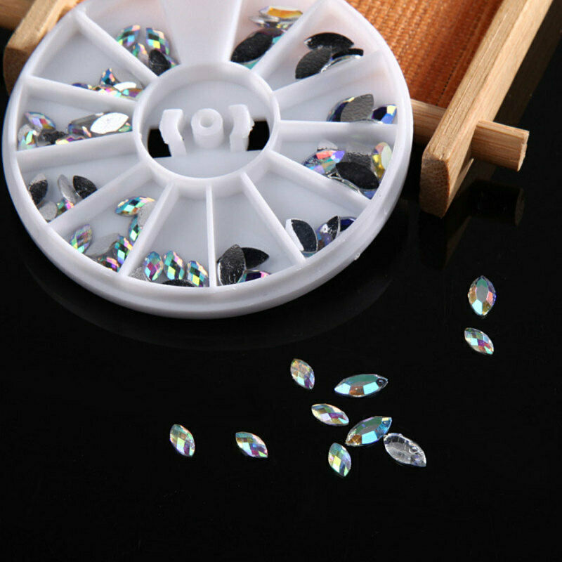 Nail Art Decoration Phone Paste Drill Round Diamond Rhinestones Well