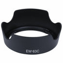 5X(Lens Hood Camera Lens Hood EW-63C EW63C for  EF-S 18-55mm F / 3.5-5.6 I L9I2)