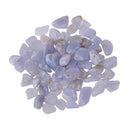 100g Natural Blue Lace Agate Gravel Quartz Crystal Rock Degaussing Stones