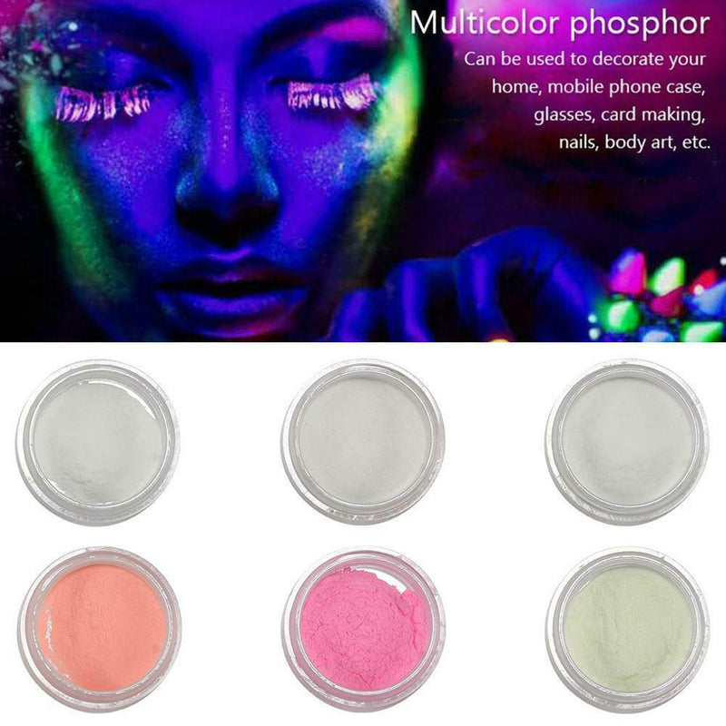 Luminous Pigment Fluorescent Powder Glow In The Dark DIY Painting Nail Art Decor
