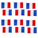 12pcs French Hand Waving Flags National Flag Of France  Olympic NEW