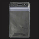 10 x Vertical Solid Vinyl Clear ID Card Badge Holder Case-Cover Sleeve Australia