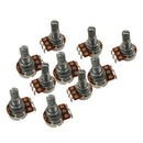 Guitar Small Size Pots B250K Potentiometers For Guitar Bass Parts (Pack Of  W1K9