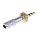 High Quality 3.5mm Stereo Screw Lock Male Conductor Connector Replacement for