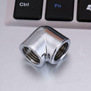 90 Degree Dual G1/4 Thread Tube Converter Elbow for PC Water Cooling System A