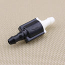 2 Pieces Black Plastic Wiper Washer Windshield Check Valve Right 8532128020