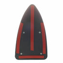 Car Shark Fin Shaped Adhesive Antenna Ornament Dark Gray
