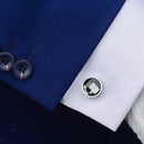 Luxury Round Crystal Cufflinks Men's Luxury Gifts Shiny Wedding Cufflinks