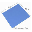 New 100mmx100mmx3mm Gpu Cpu Heatsink Cooling Conductive Silicone Thermal Pa