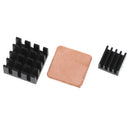 3pcs/set Aluminum Copper Heatsink Radiator For Raspberry Pi 3B/B+JC&DBD3C