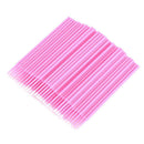 100pcs Eyelash Extension Supply Regular MicroBrush Cotton Swab Makeup