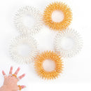 5 PCS Finger Massage Ring Acupuncture Rings Health Care Body Massager Useful M&O