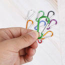 5x/Set Random No.5 Aluminum Alloy Gourdshaped Outdoor Sport Clasp Small Clas Gk