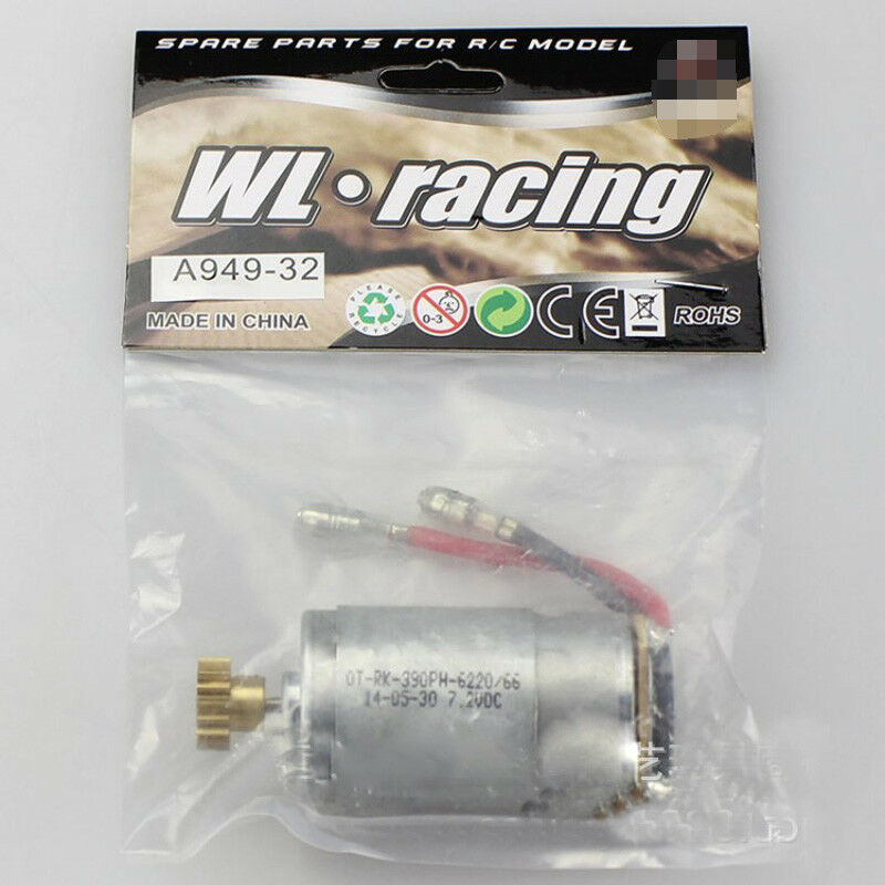 390 Electric Motor W/Fan For RC 1/18 WLtoys A959 A969 A979 K929 Car Hop-up Part