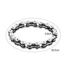 Bike Bicycle Bracelet Men Stainless Steel Punk Style Bangles Jewelry Gift