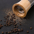Acrylic Salt and Pepper Grinder Set, Wooden Salt and Pepper Mills- Shakers