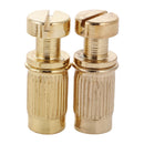 Roller Bridge Saddle Set 6 String Brass Slotted Nuts for Les Paul Guitar