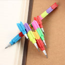 4 Pcs Building Blocks Pencil Creative Stacker Swap Pencils For Children LJ