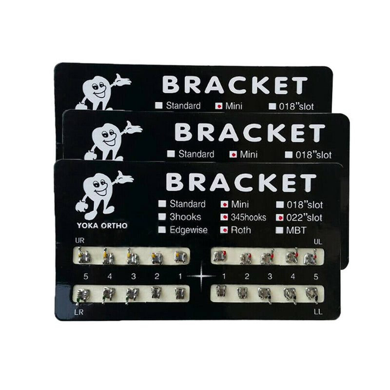 1 Pack Metal Dental Orthodontic Brackets Braces Roth Slot.022 3-4-5 Hooks Tool