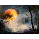 5D DIY Full Drill Diamond Painting Moon Landscape Pattern Embroidery (02)