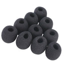 10Pcs Mini Microphone Windshield Clip-on/Headset Condenser Mic Windmuff