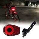 Rear Moon Bicycle Taillights USB Rechargeable Red COB Alumini Bright New Li P9I9