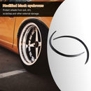 2pcs 72cm Rubber Car Fender Flares Arch Wheel Eyebrow Fender Protector