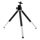 Universal Compact Extra-long Extended Mini Tripod Stand for Phone  black