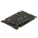 mSATA/M.2 2242/2260/2280(NGFF)to SATA III Convertor Adapter Card SSD Black