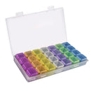28 Grids Nail Art Storage Box Jewelry Organizer Manicure Tools (Multicolor)