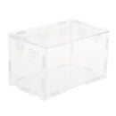 Acrylic Pet Reptile Terrarium Habitat Breeding Box Turtle Tank Clear S