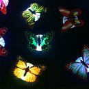 Colorful Changing LED Butterfly Lamp Night Light Home Adhesive Wall Lamp