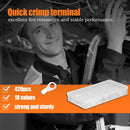 420pcs Docking Connector Line Wiring Pressing Button Quick Connect Terminal