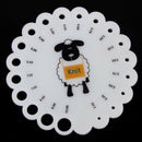 Knitting Needle Gauge Ruler Q4W6