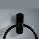 Black Towel Ring,Towel Rack, European Toilet,Circular Towel Hanging Ring, A W8W3