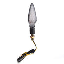 4 X Black Moto Universal 15 Led Turn Signal Lights Indicator Amber Blinker OZ