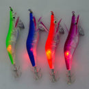 Squid Lure Bait Electronic Crankbaits Night Luminous Jig Fishing LED Hook Shrimp