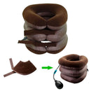 Inflatable Air Neck Shoulder Pain Cervical Traction Brace Device Relief New.