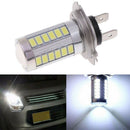 1Pc H7 5630SMD White 660LM 33 LED Light Car Fog Head Light Driving BulbsAT3C