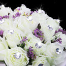 1x Artificial Rose Bouquet for Wedding Bridal Bridesmaid Flower Girls